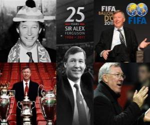 yapboz 2011 FIFA Cumhurbaşkanlığı Ödülü-Alex Ferguson